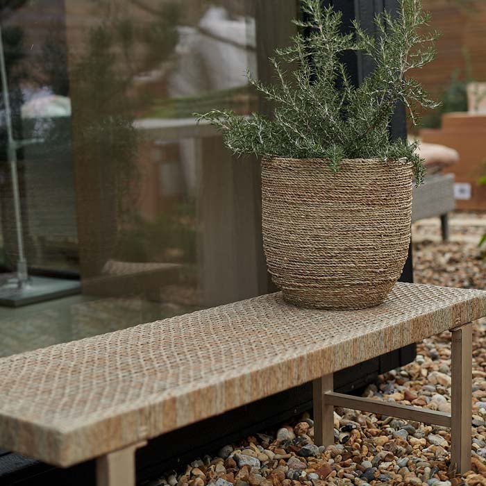Barnaby Rattan Bench - Image 5