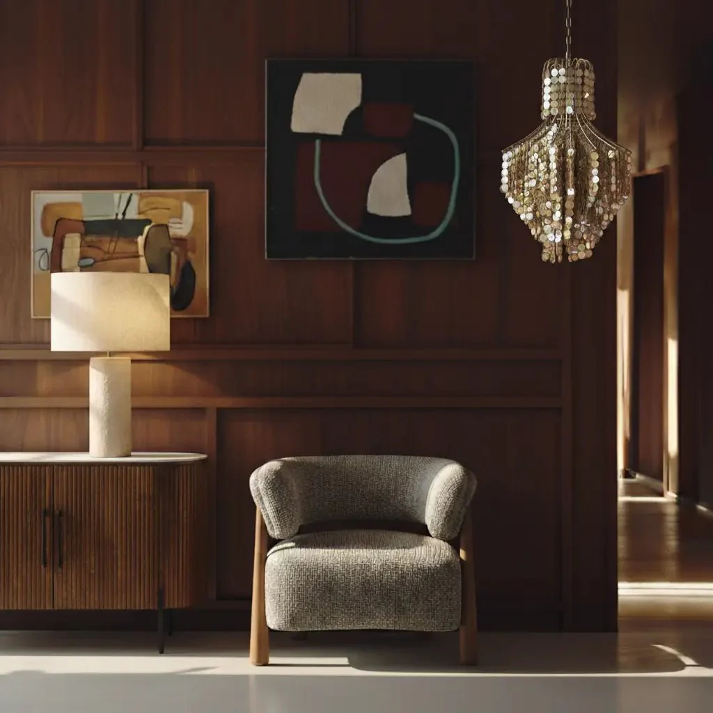 Bastian Curved Armchair