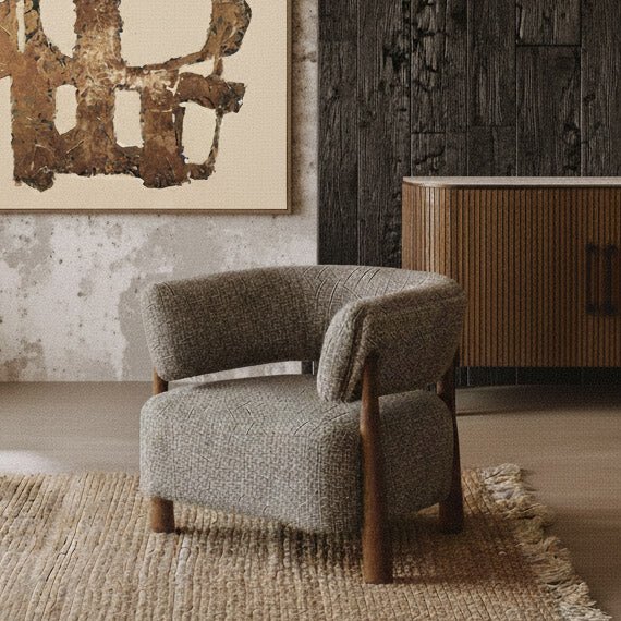 Bastian Curved Armchair - Image 2