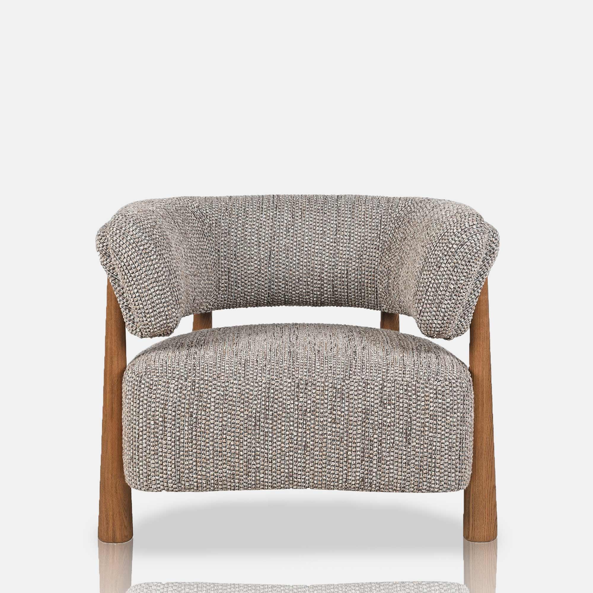 Bastian Curved Armchair - Image 3