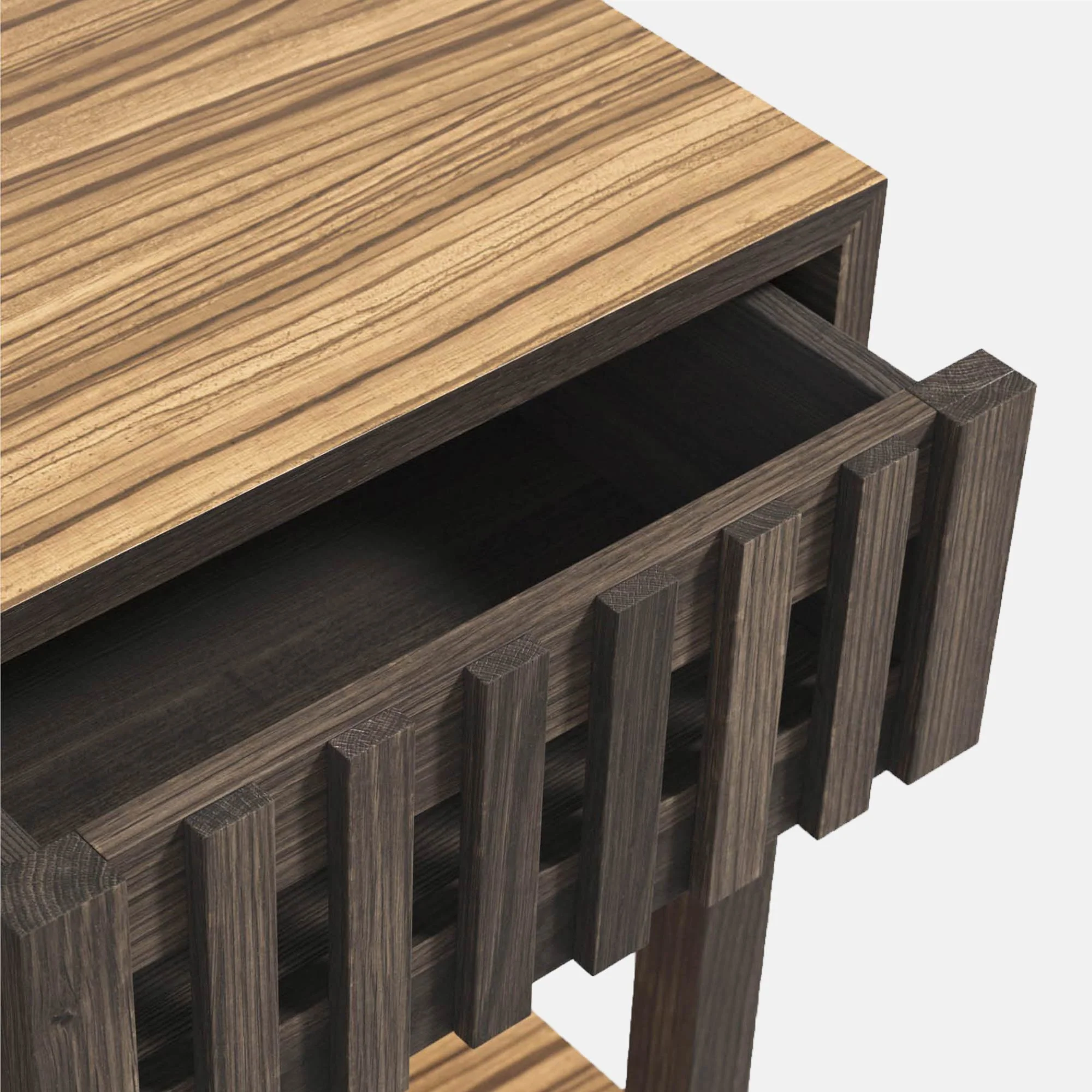 Batten Wooden Console Table - Image 3
