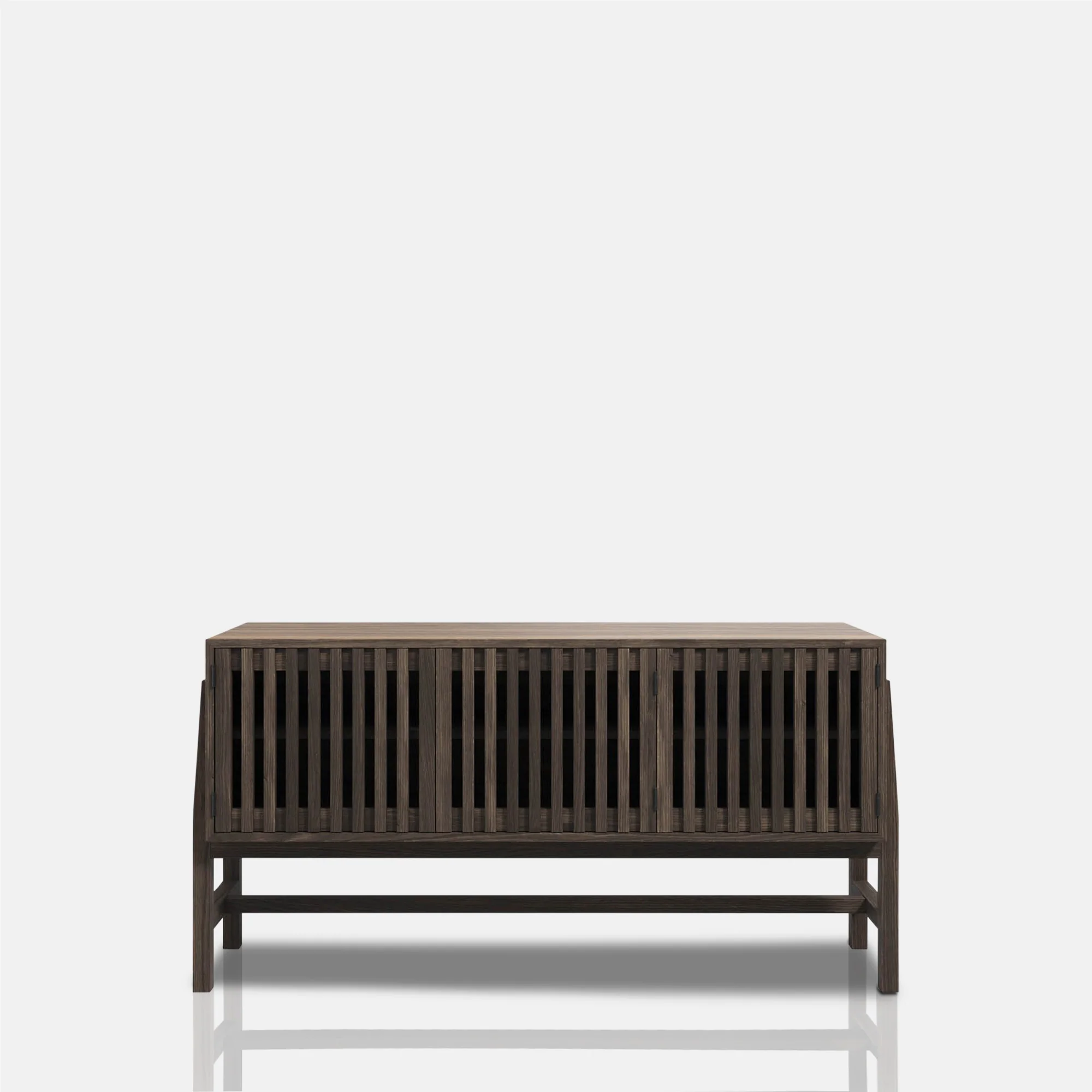 Batten Wooden Sideboard - Image 4