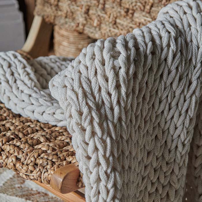 Baxley Chunky Knit Throw - Image 2