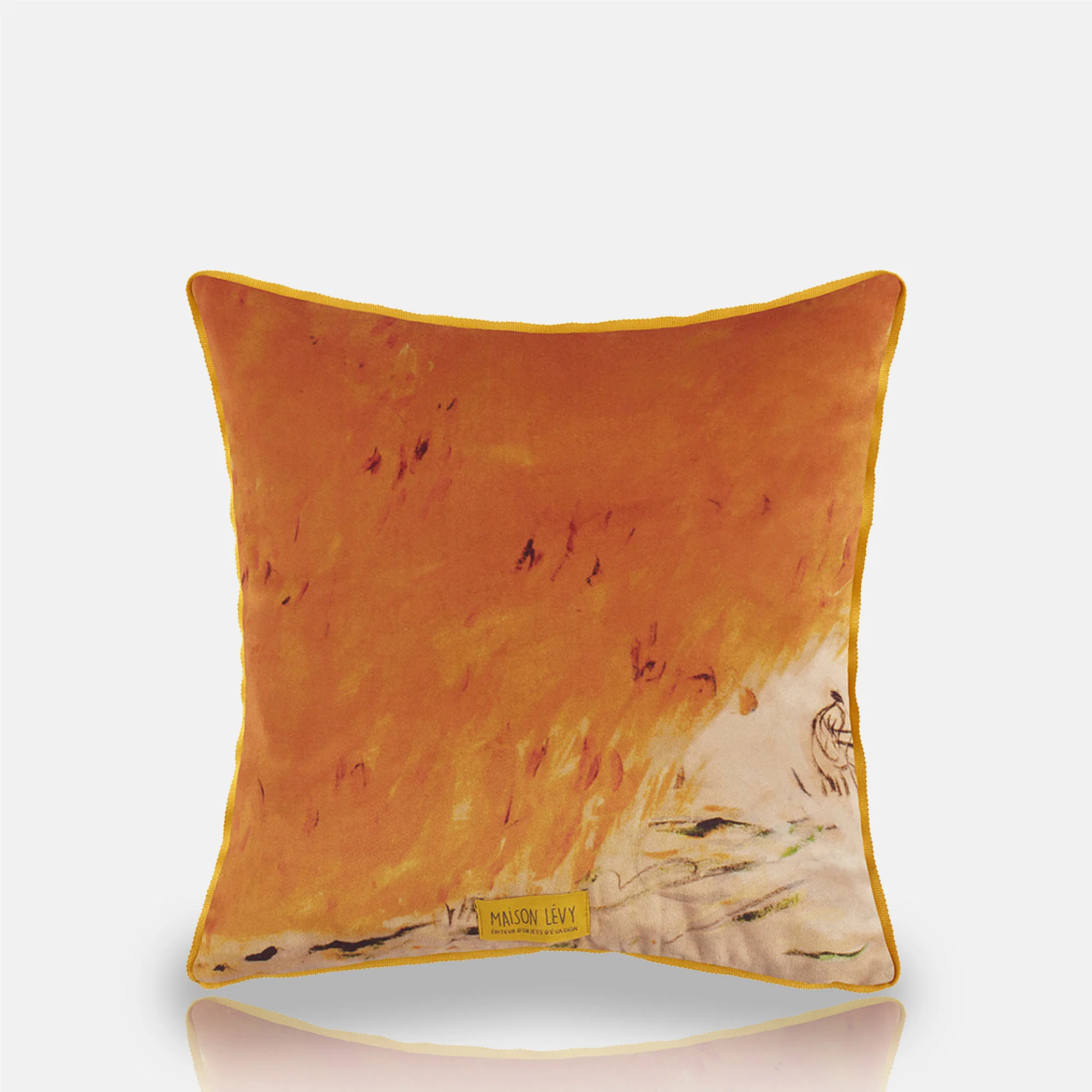 Bicyclette Velvet Cushion - Image 7
