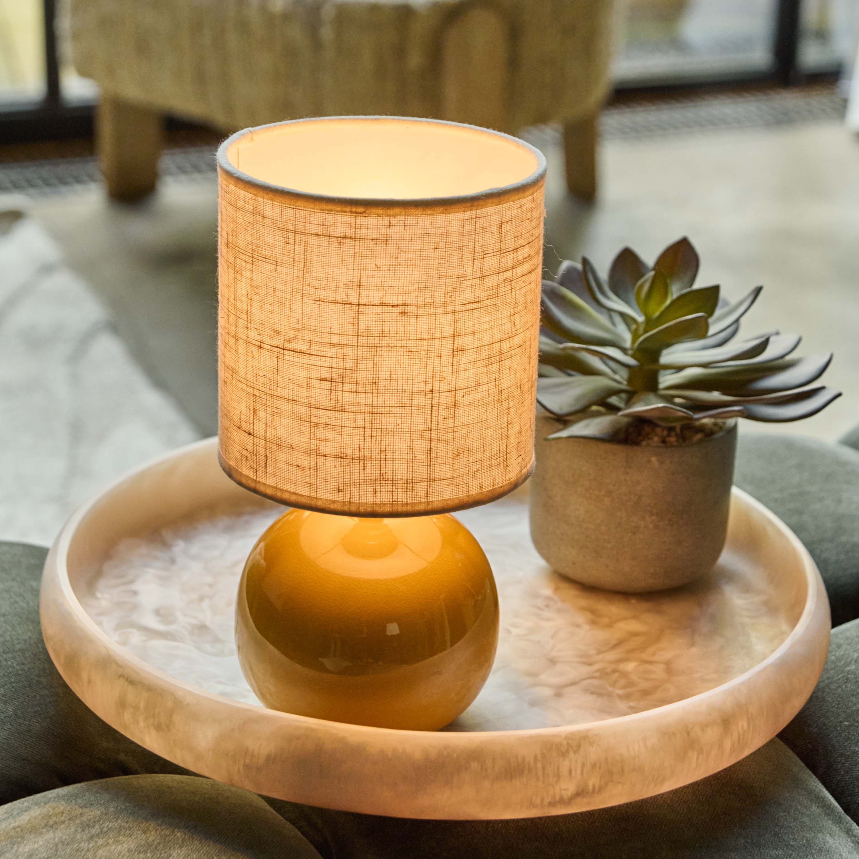 Blair Table Lamp, Mustard - Image 2