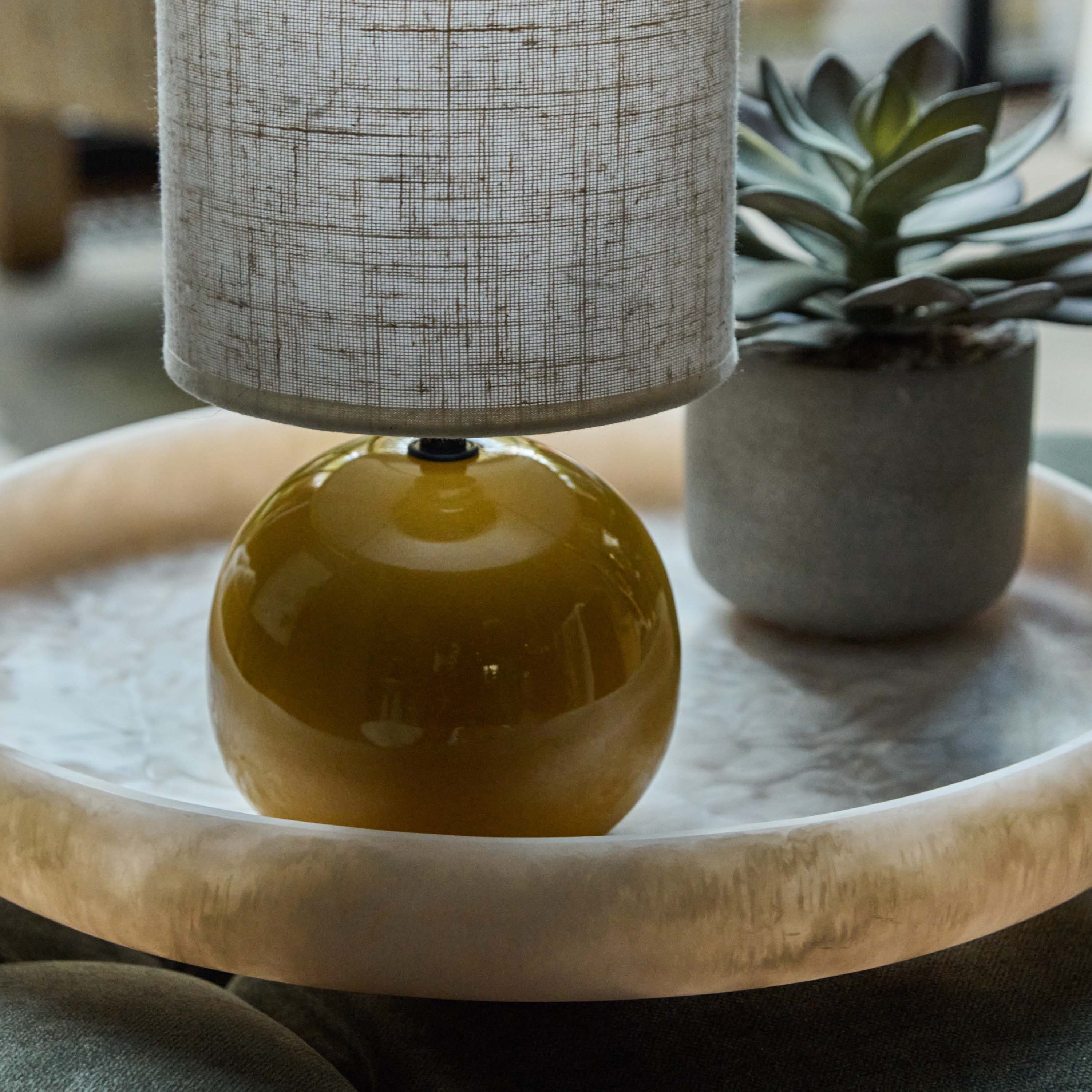 Blair Table Lamp, Mustard - Image 8
