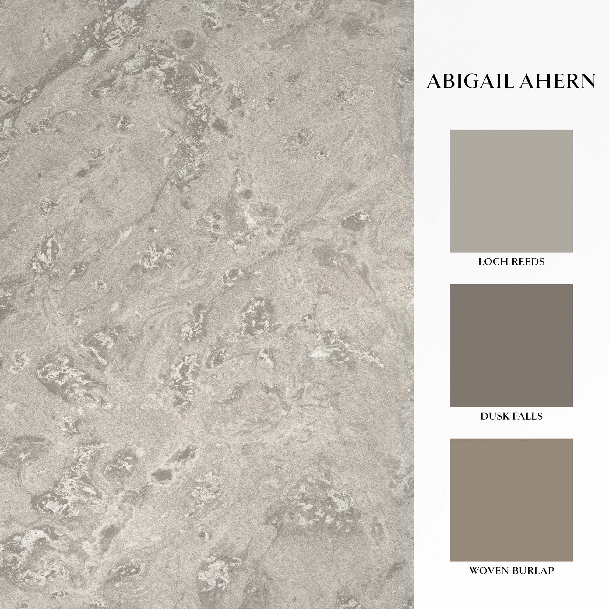 Boheme Marble Wallpaper, Dove - Image 3
