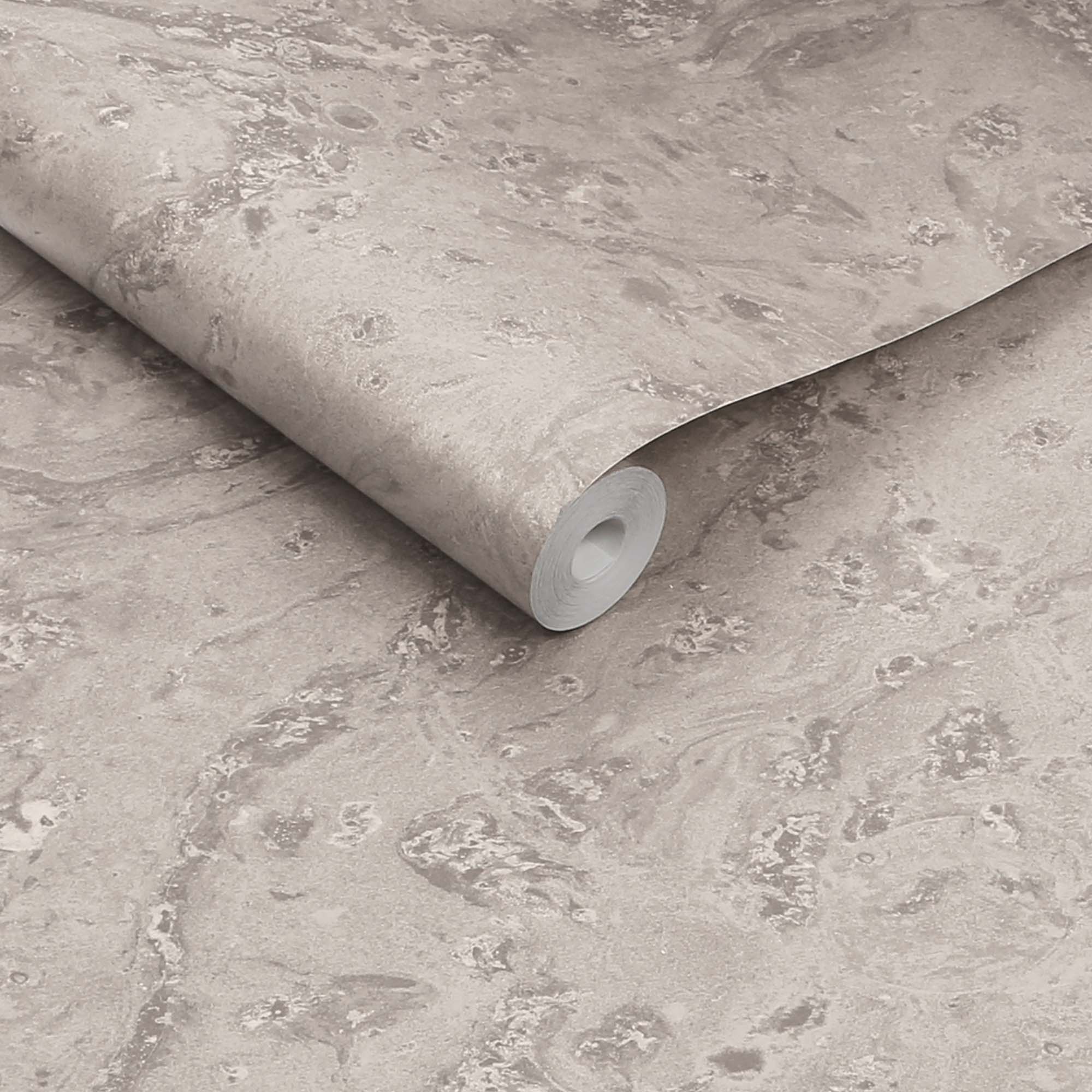 Boheme Marble Wallpaper, Dove - Image 5