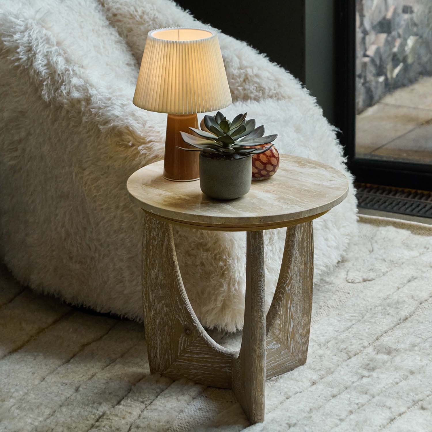 Braxton Wooden Side Table - Image 2