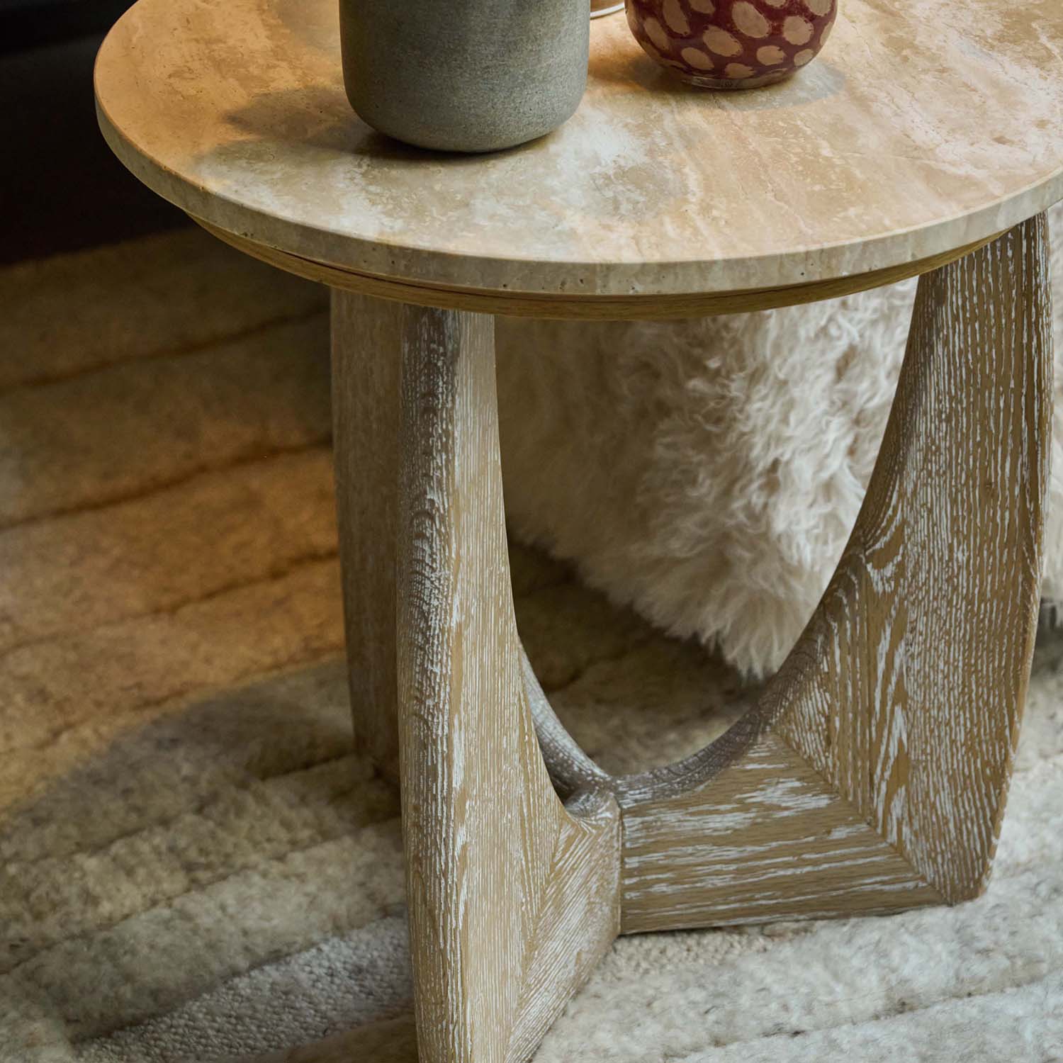Braxton Wooden Side Table - Image 5