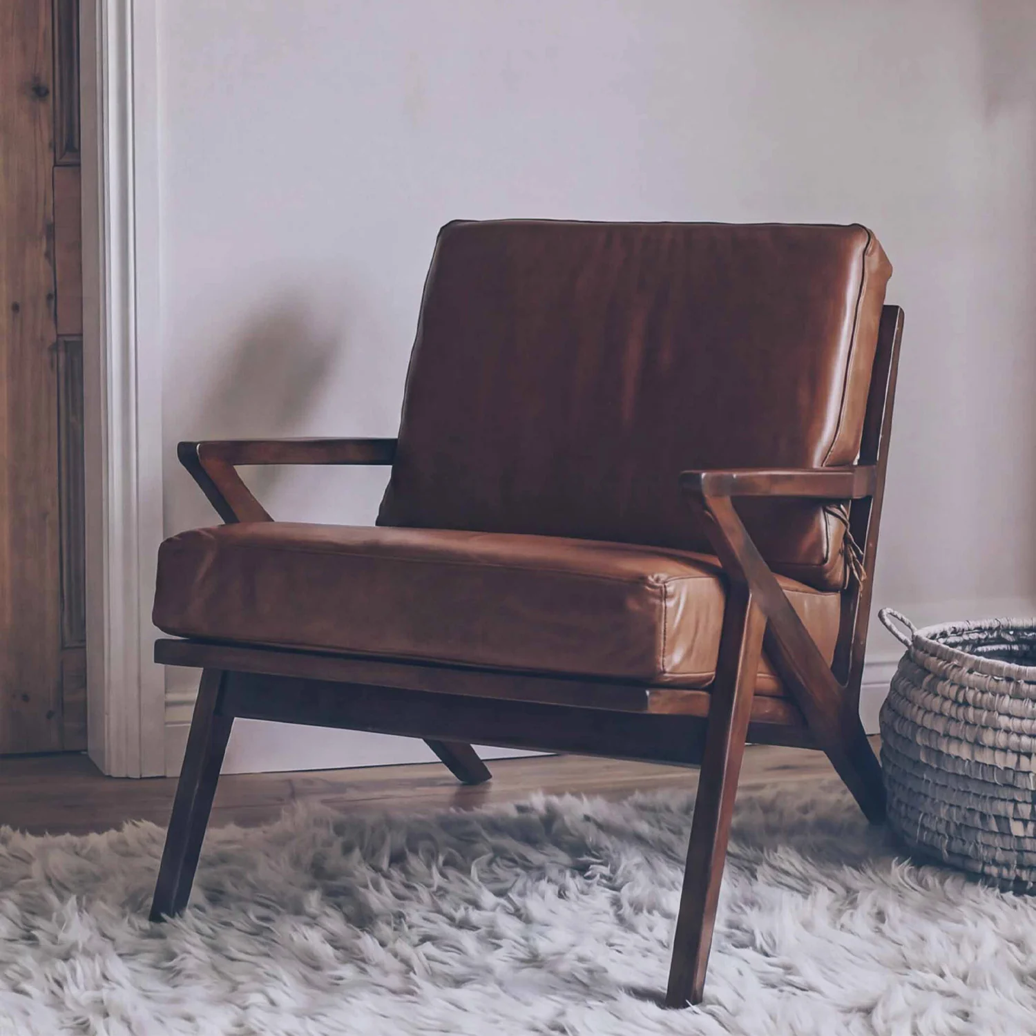 Burnley Leather Armchair - Image 3