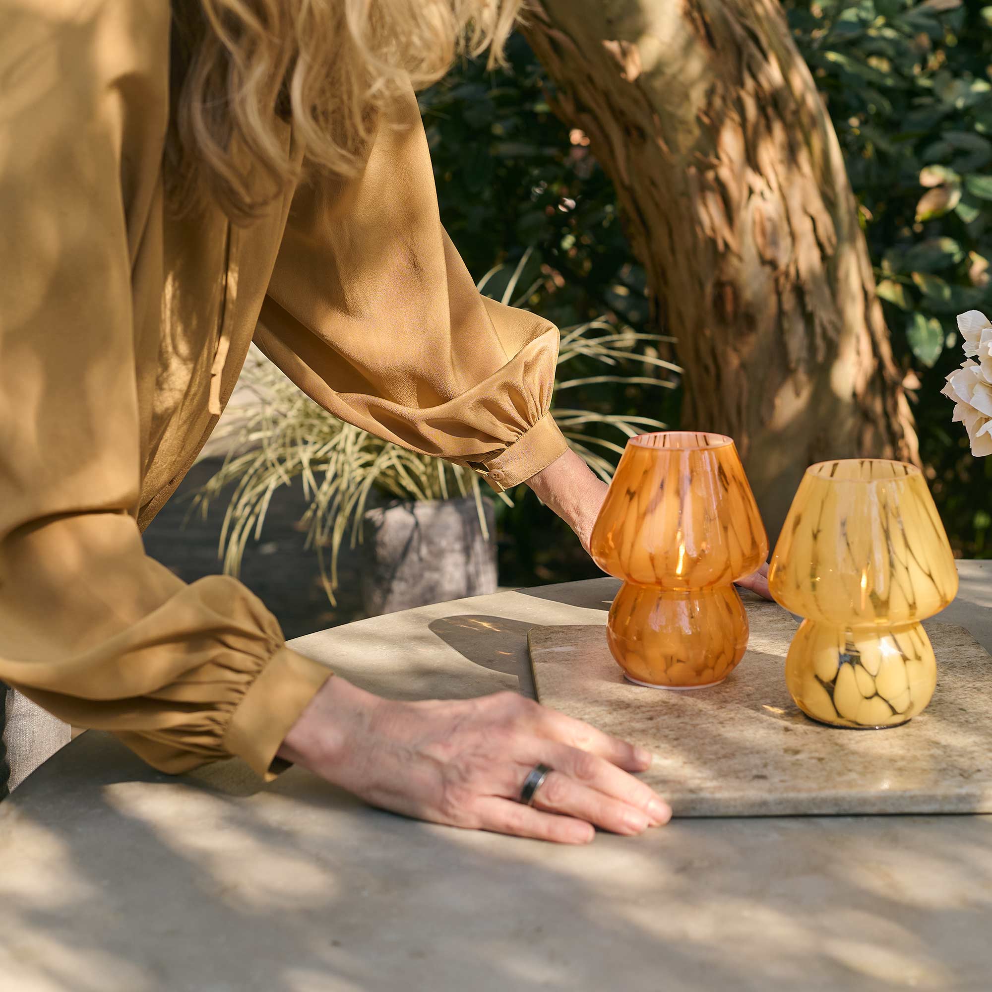 Cady Portable Table Lamp, Apricot - Image 3