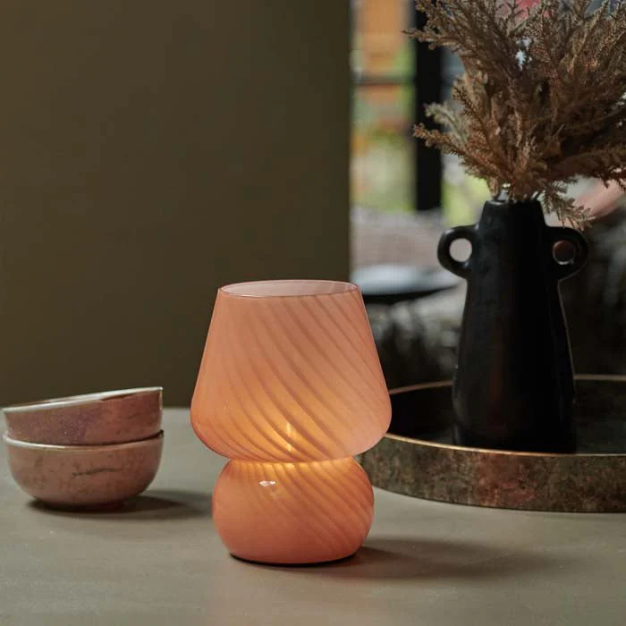 Carie Portable Lamp - Coral
