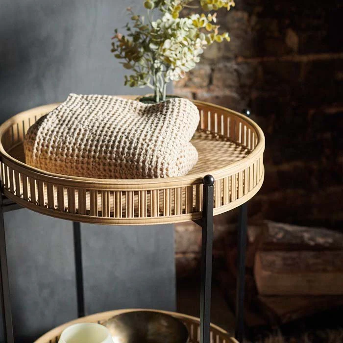 Casoni Bamboo Side Table - Image 3