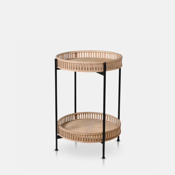 Casoni Bamboo Side Table - Image 4