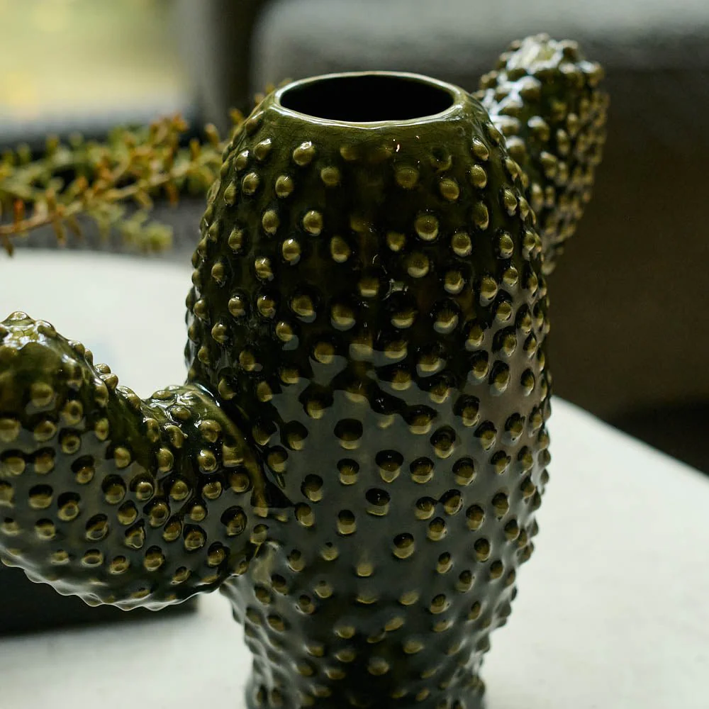 Ceramic Cactus Vase - Image 3