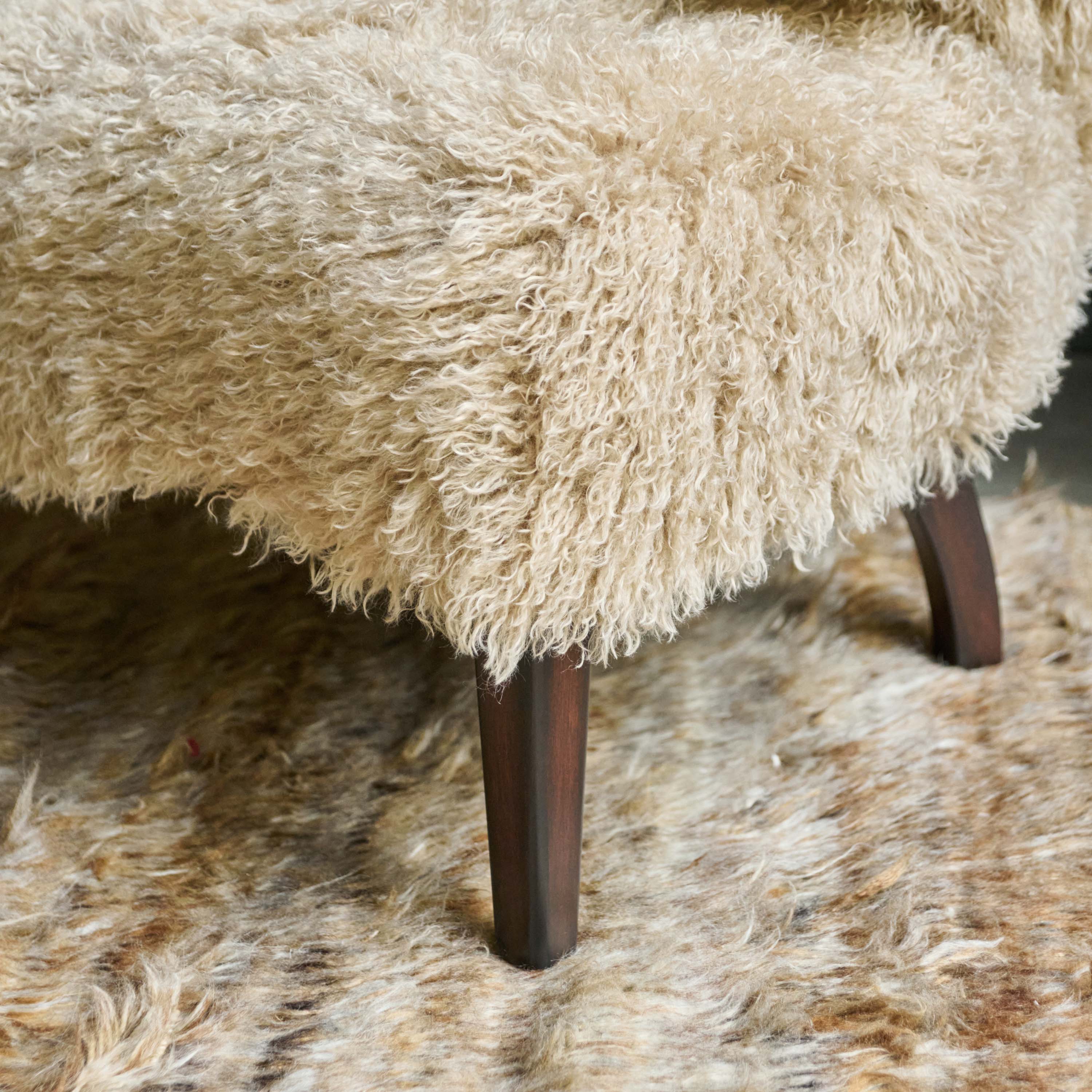 Chalford Faux Fur Armchair - Image 10
