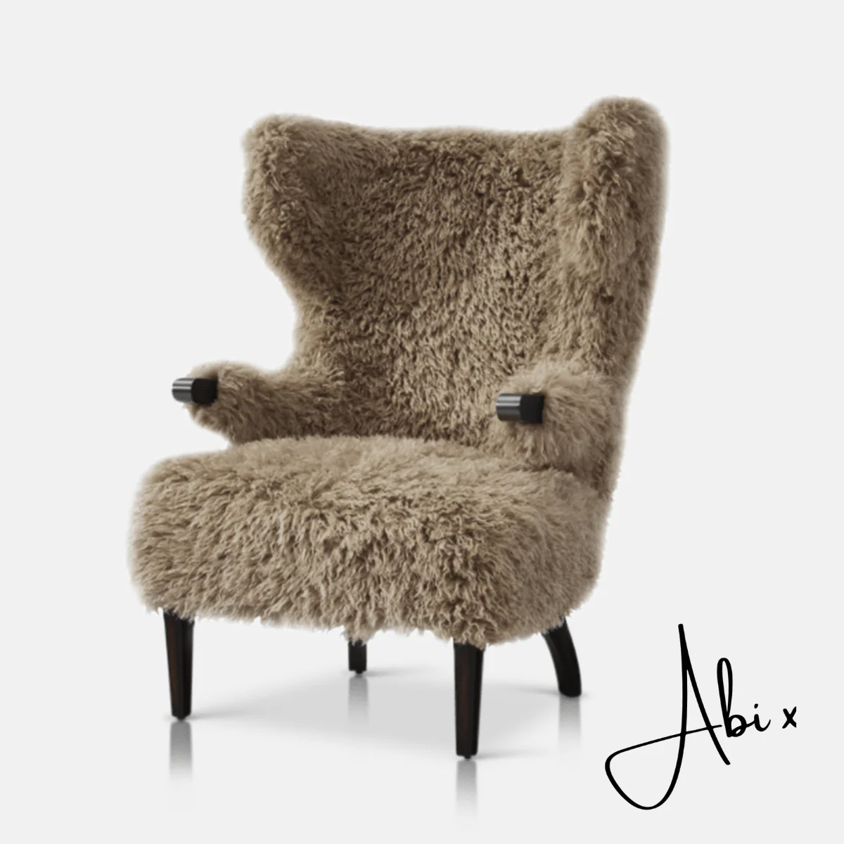 Chalford Faux Fur Armchair - Image 6