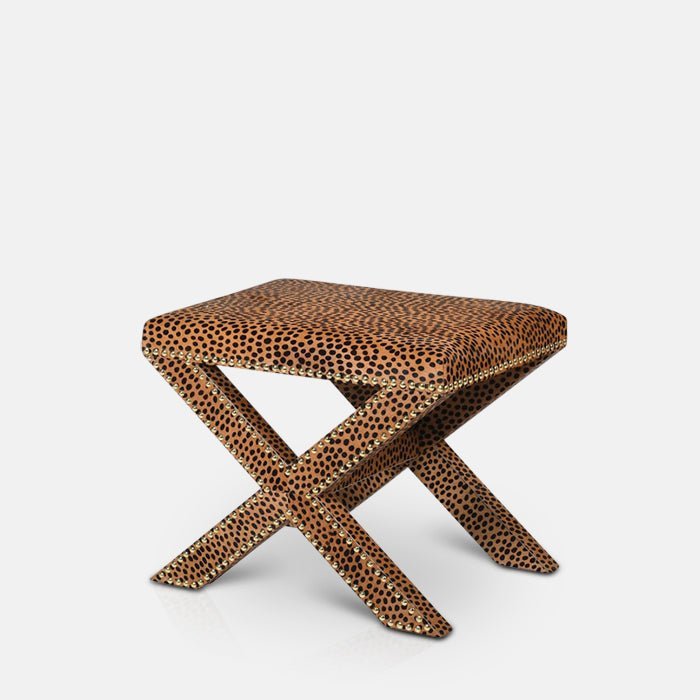 Chester Leopard Print Stool - Image 4