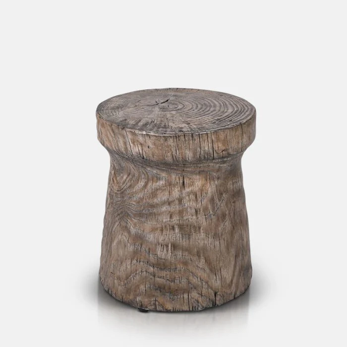 Dervio Wooden Stool - Image 4