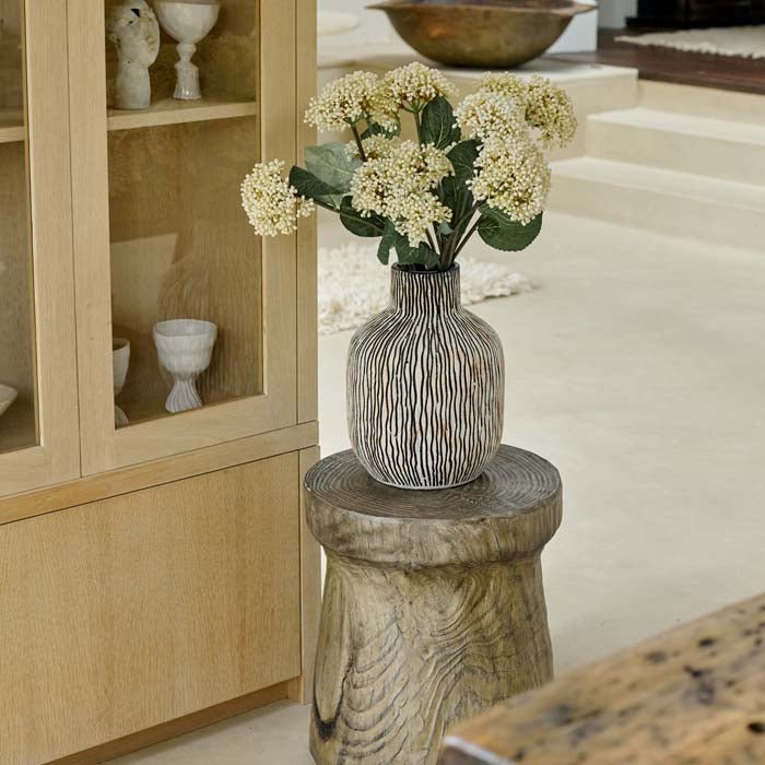 Dervio Wooden Stool - Image 5