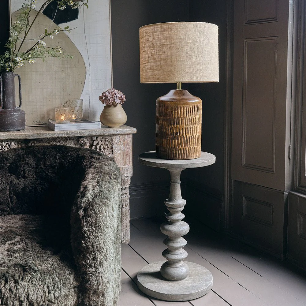 Devon Wooden Side Table - Image 2