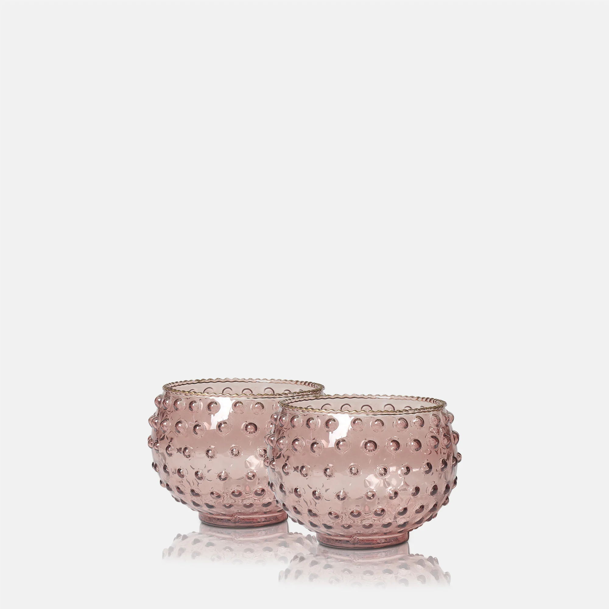 Dixie Glass Candle Holder - Set of 2 - Image 4