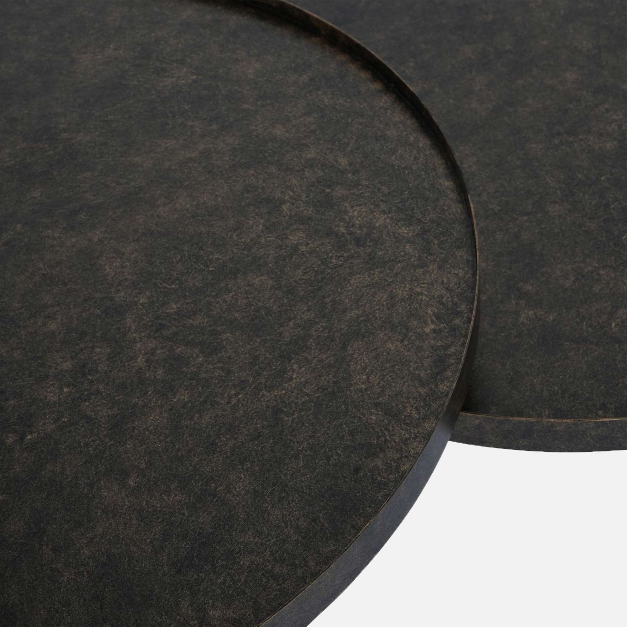 Dunham Metal Coffee Table - Set of 2 - Image 3