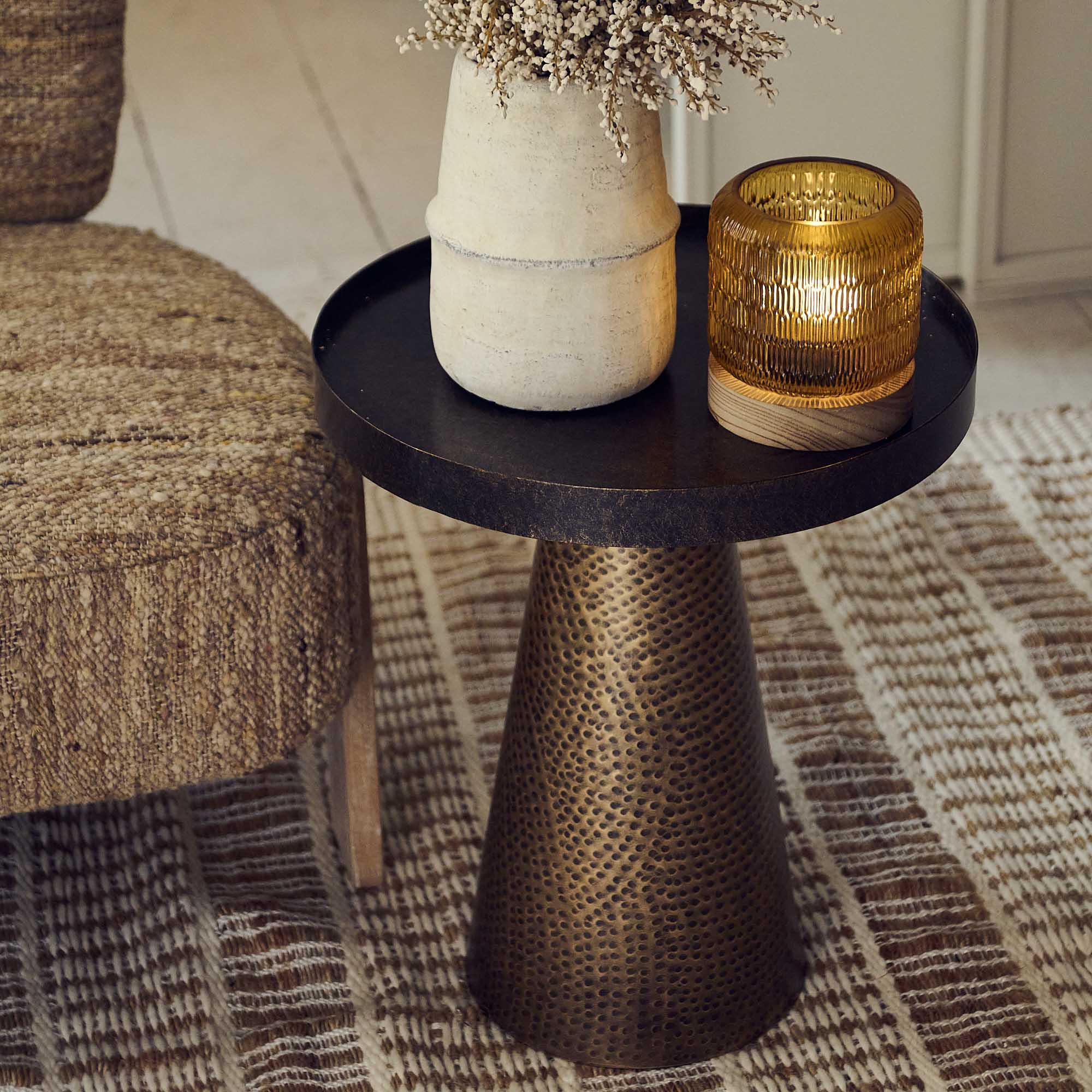 Dunham Metal Side Table