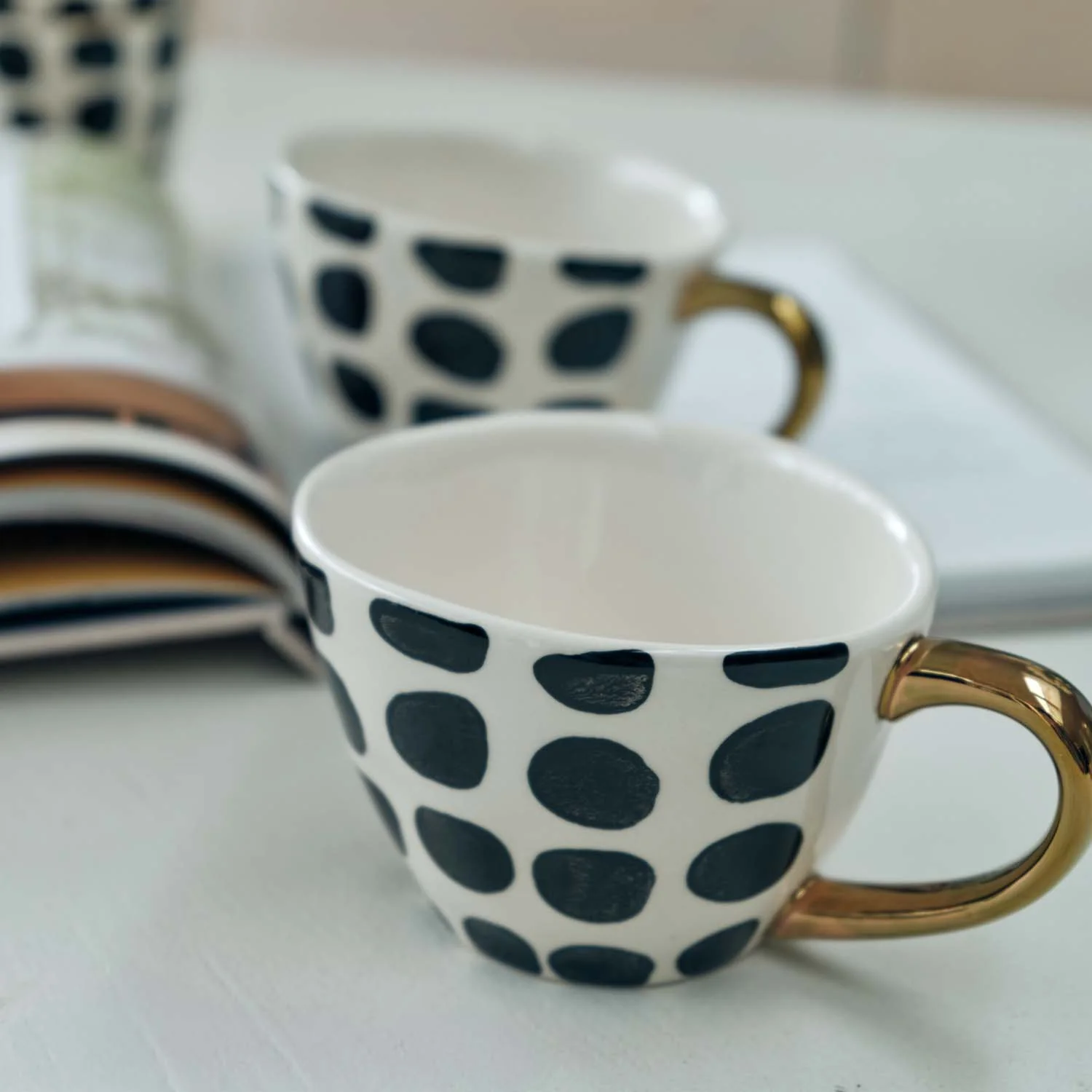 Edie Polka Dot Mug, Set of 2 - Image 3
