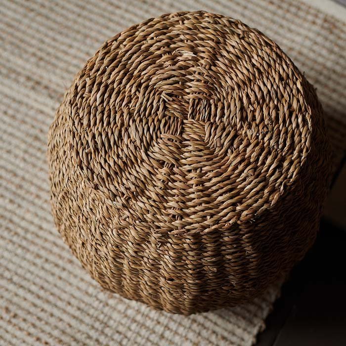 Elias Seagrass Stool - Image 3