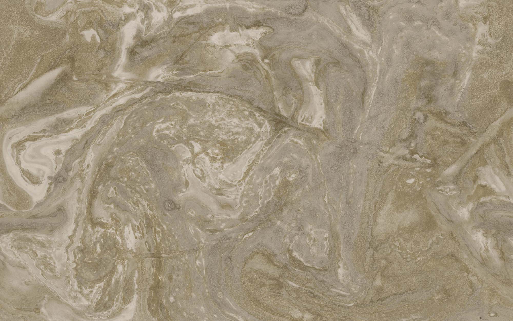Ethereal Marble Mural, Golden - Image 4
