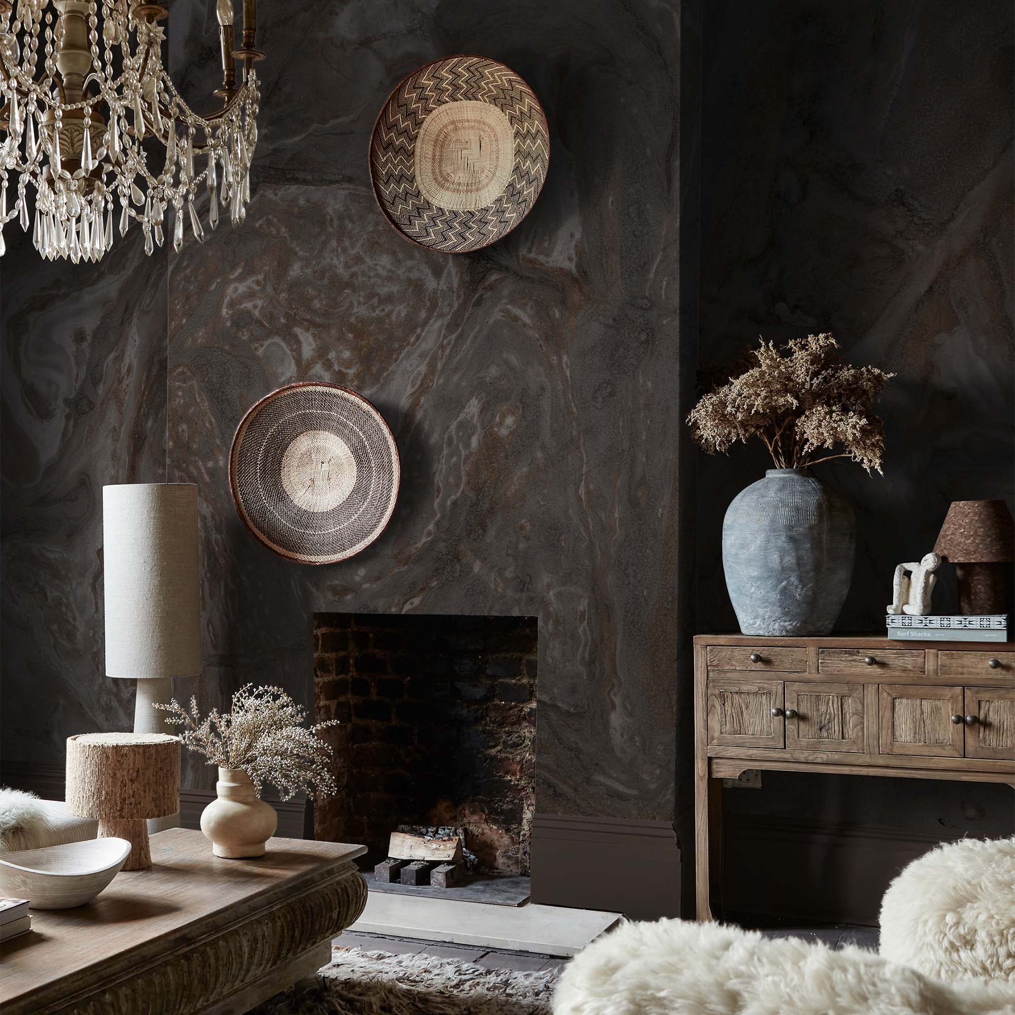Ethereal Marble Mural, Onyx