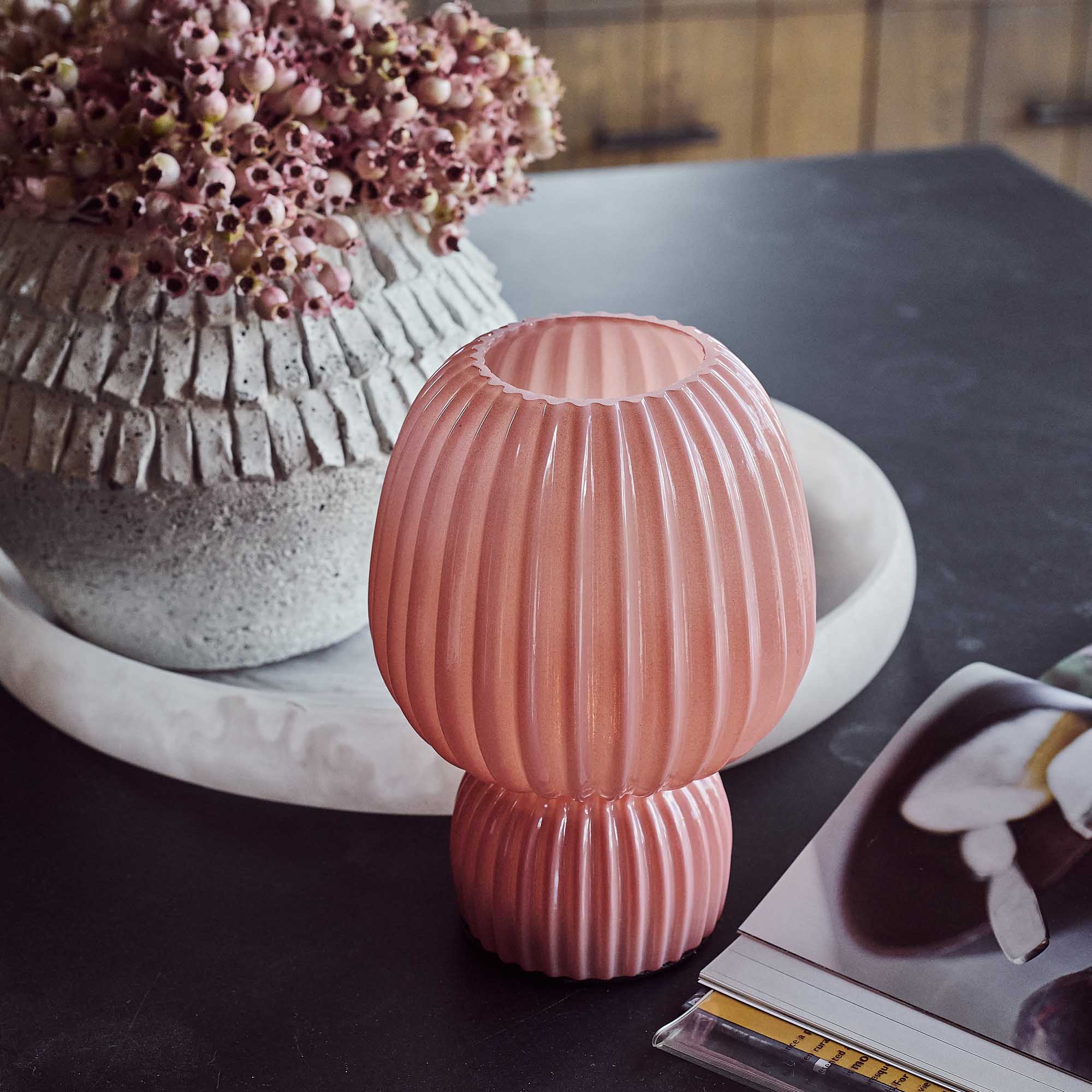 Finley Portable Table Lamp, Pink - Image 3