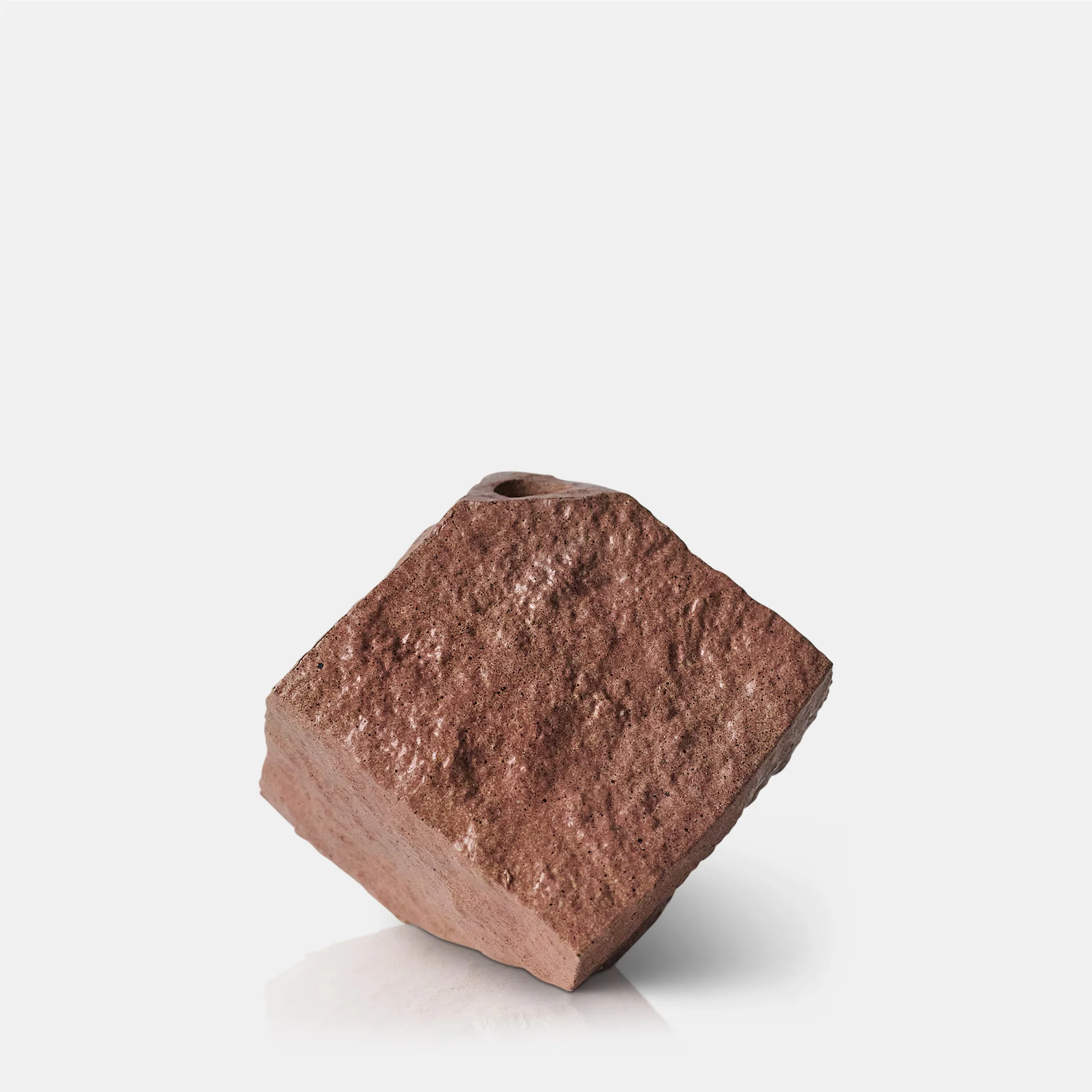 Floyd Geometric Vase, Brick - Image 4