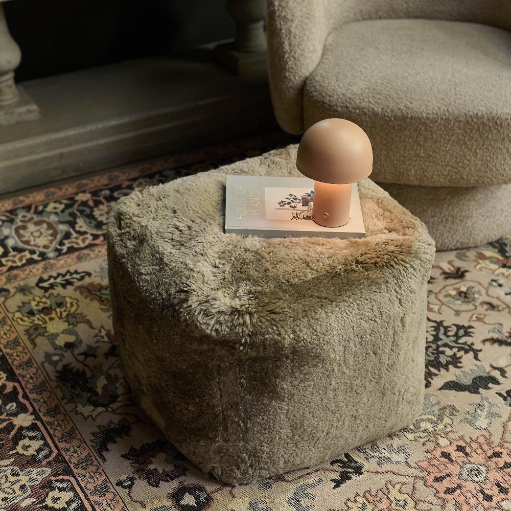 Groville Sheepskin Pouffe - Image 2