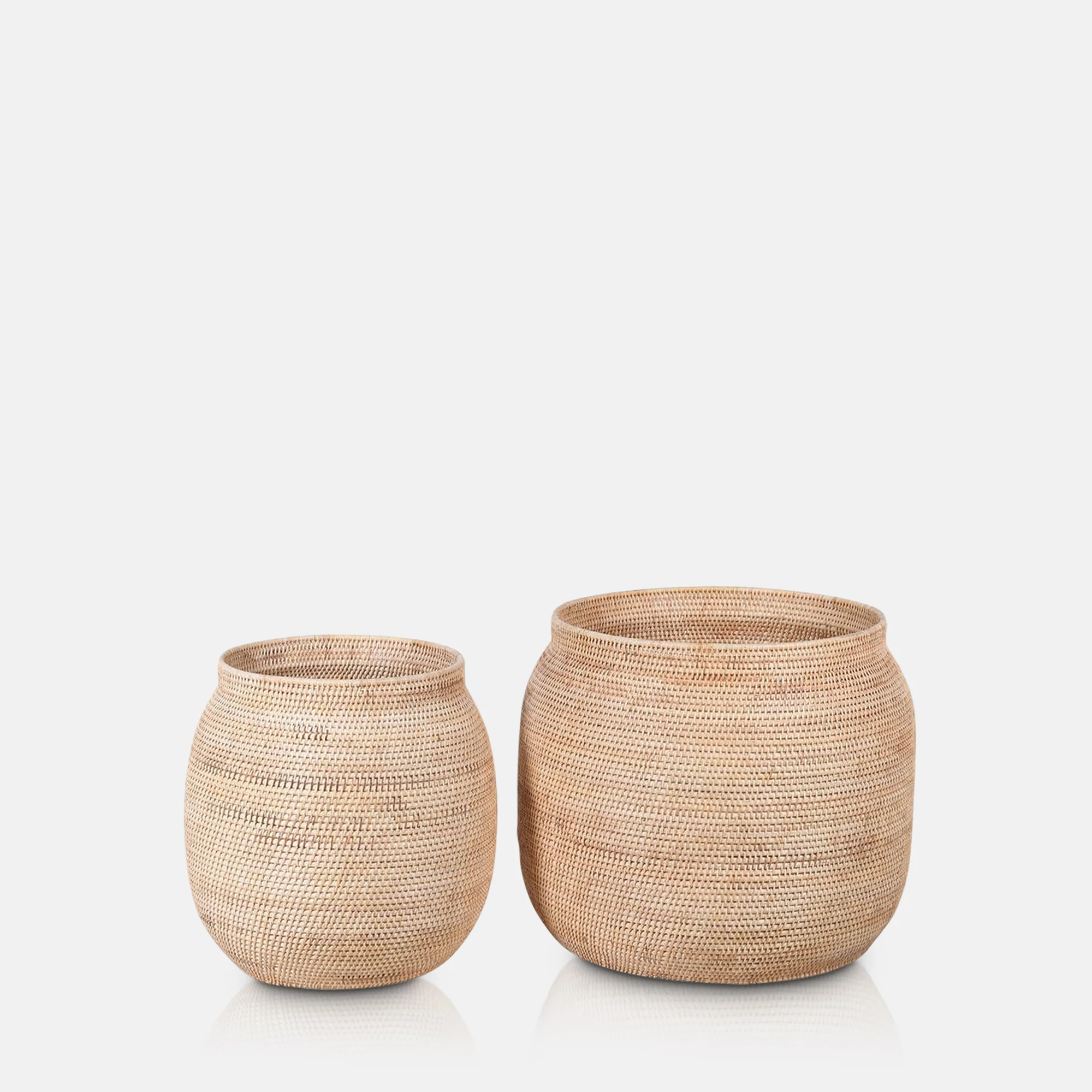 Gwen Rattan Baskets - Set of 2 - Image 4