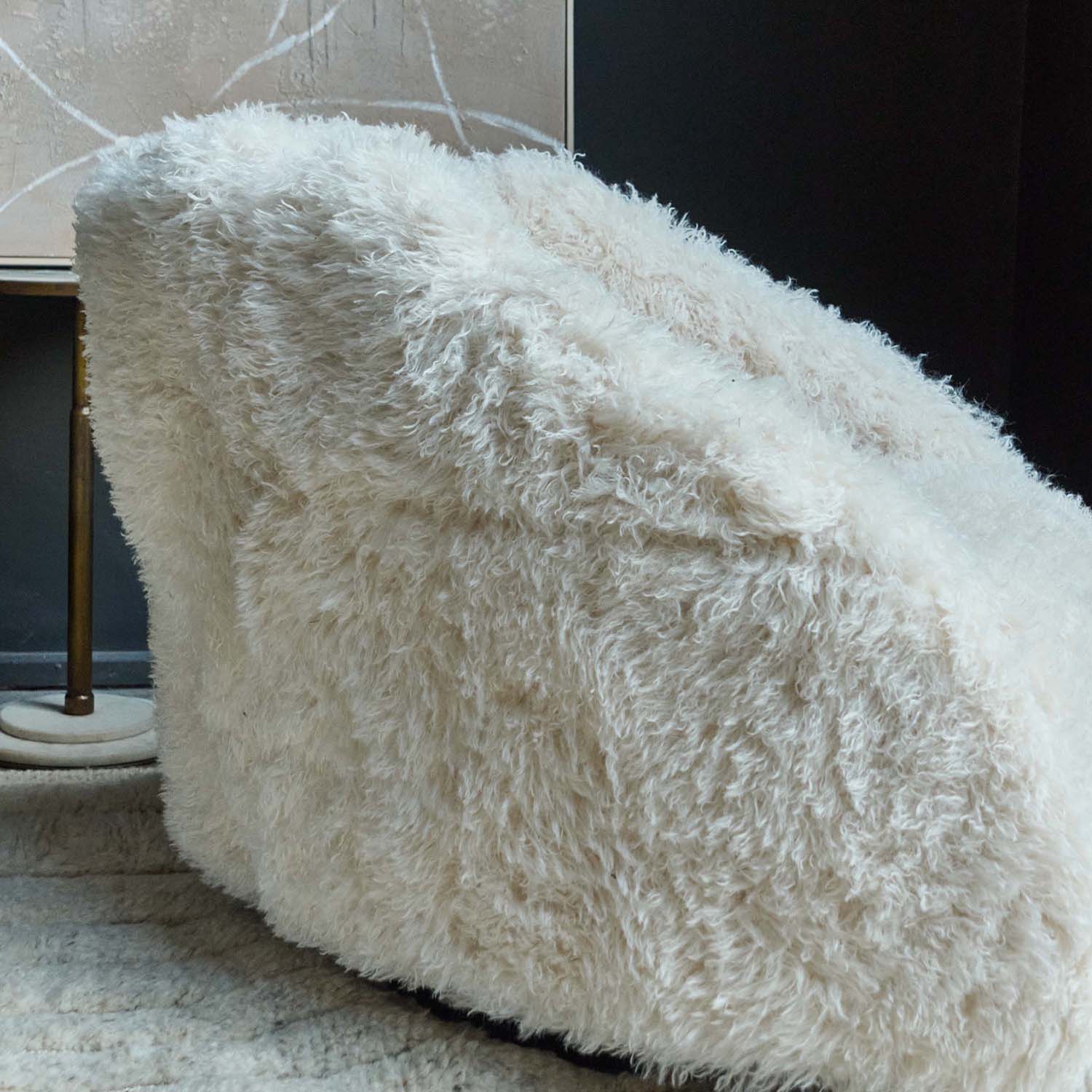 Hamish Faux Sheepskin Armchair - Image 7