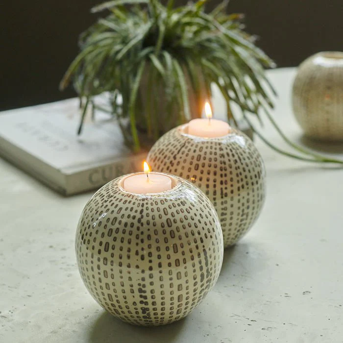 Harmon Ceramic Candle Holder - Image 2