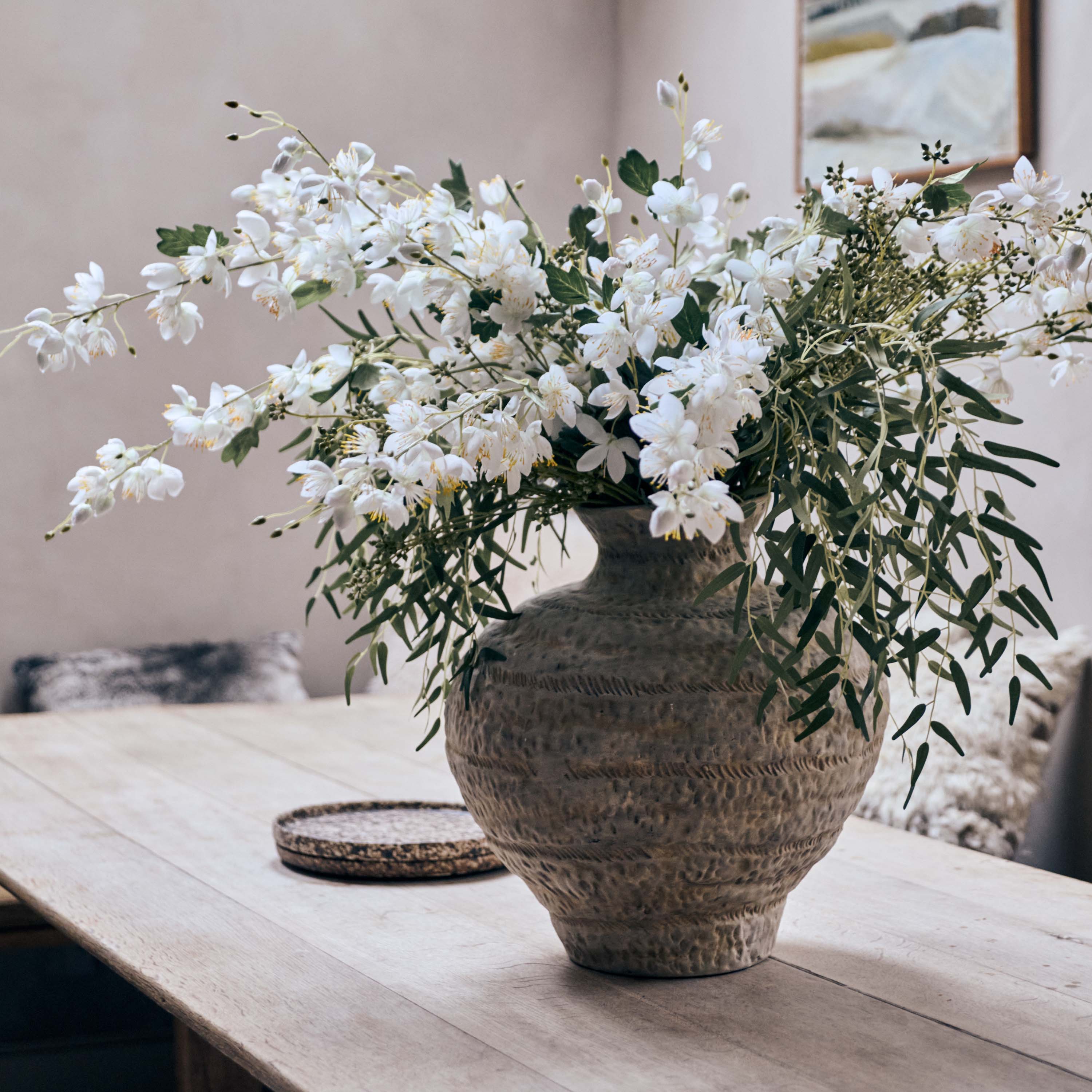 Artificial Campanula, Cream - Image 9