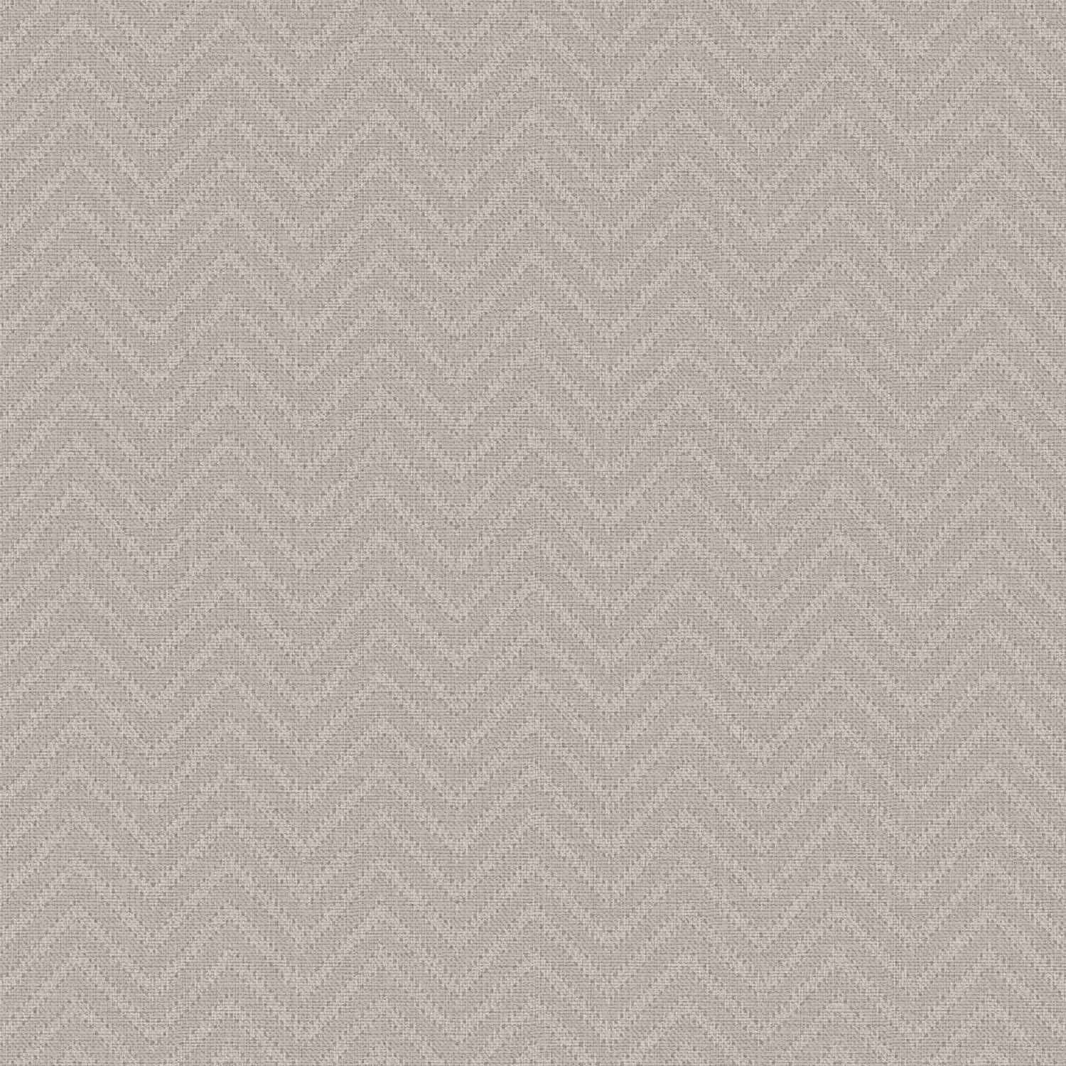 Herringbone Weave Wallpaper, Pebble - Image 4