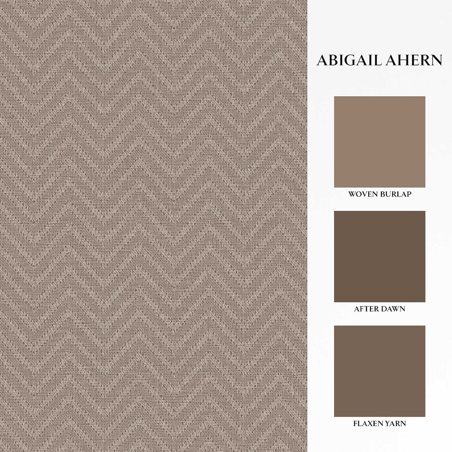 Herringbone Weave Wallpaper, Praline - Image 3