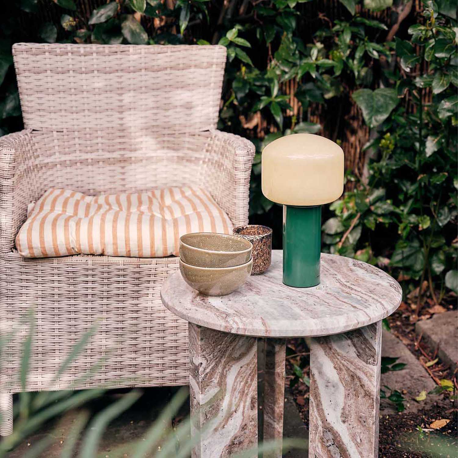 Hudson Portable Table Lamp, Green - Image 5