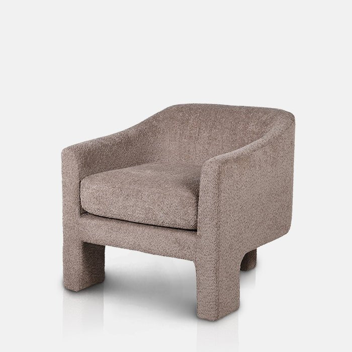 Ingram Grey Boucle Armchair - Image 4