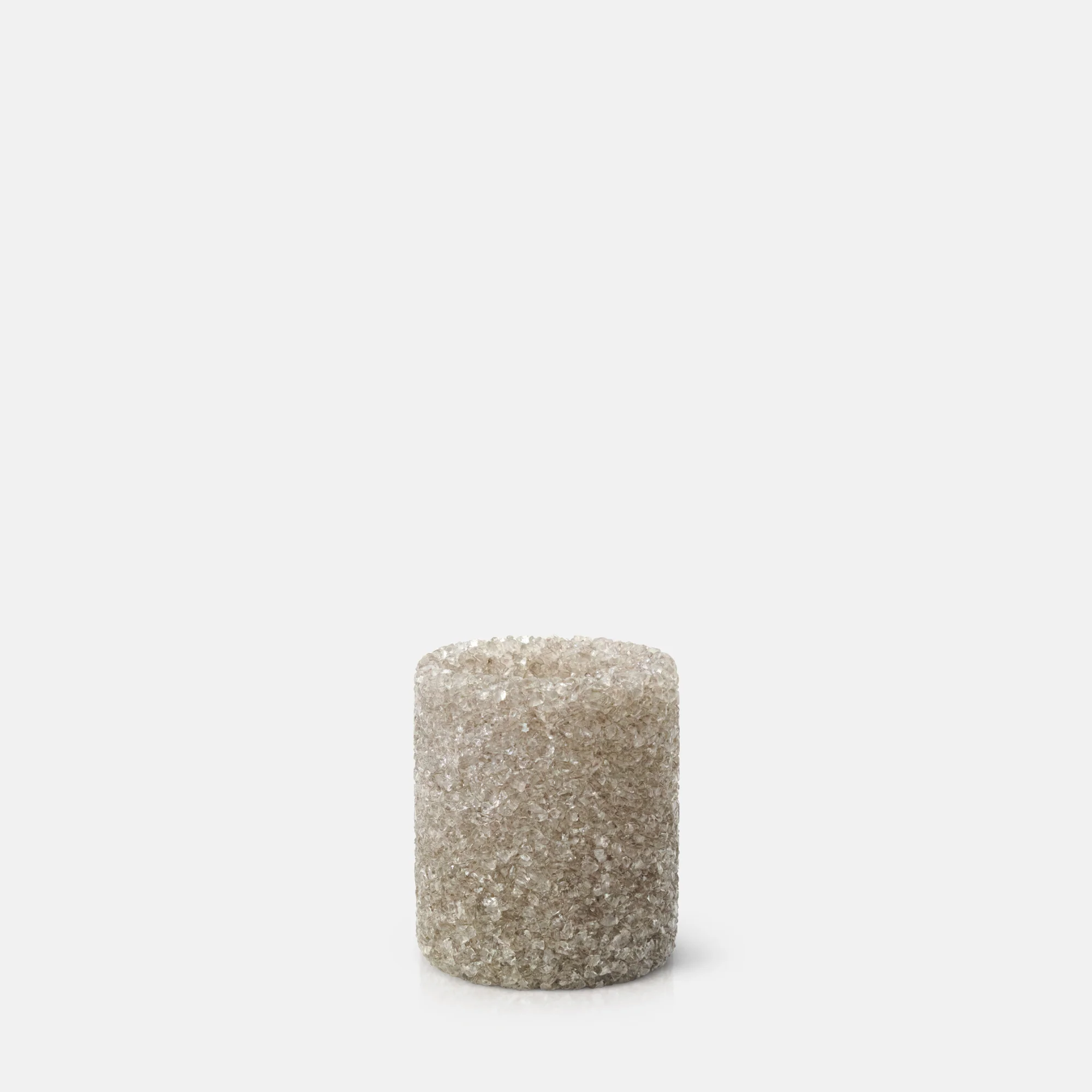 Iona Glass Candle Holder - Smoke - Image 4