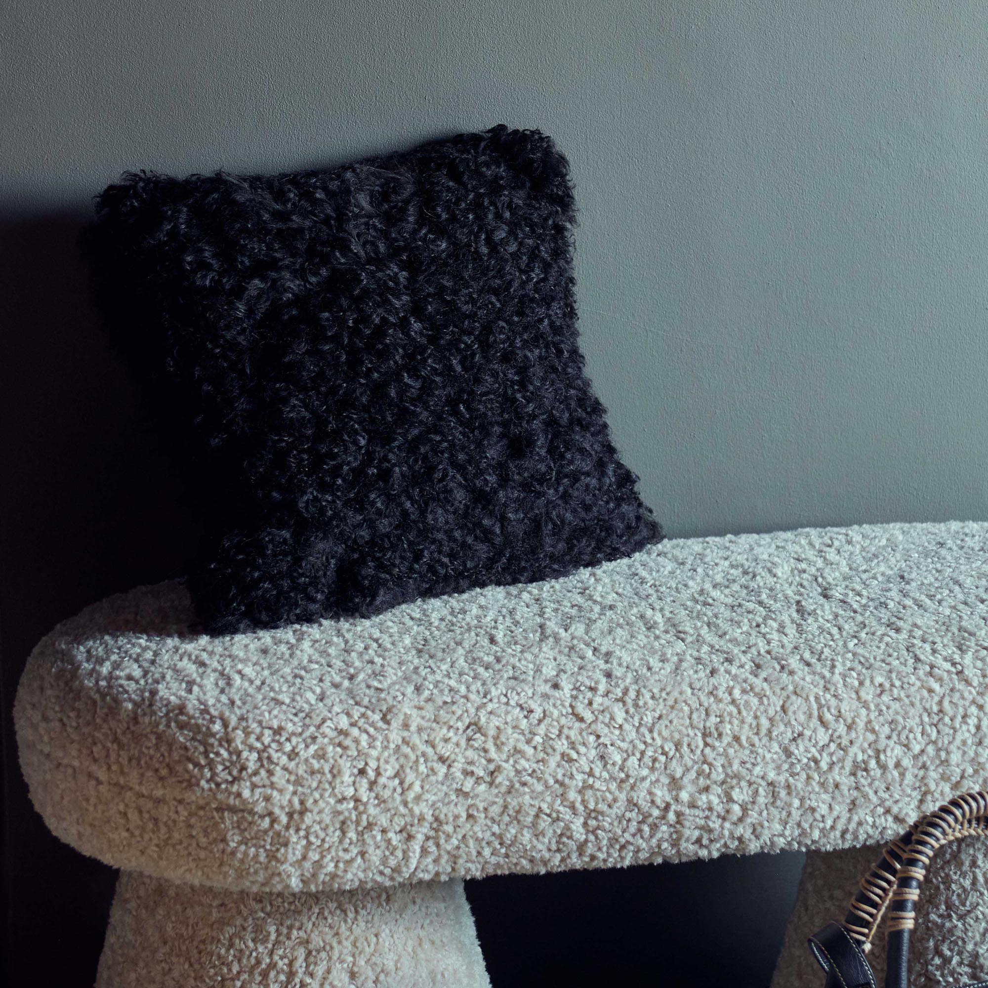 Kaber Sheepskin Cushion