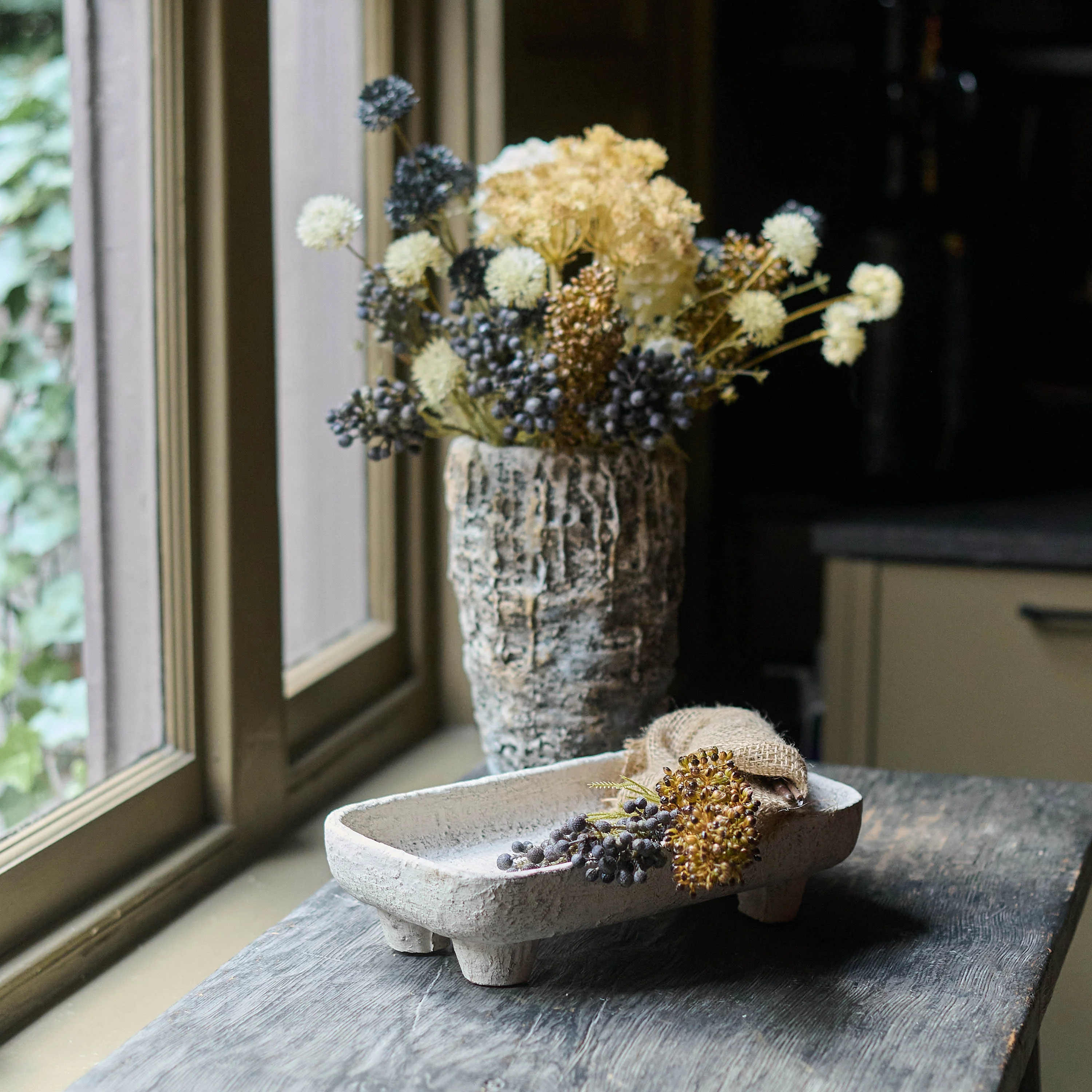 Large Morella Tray, Cream