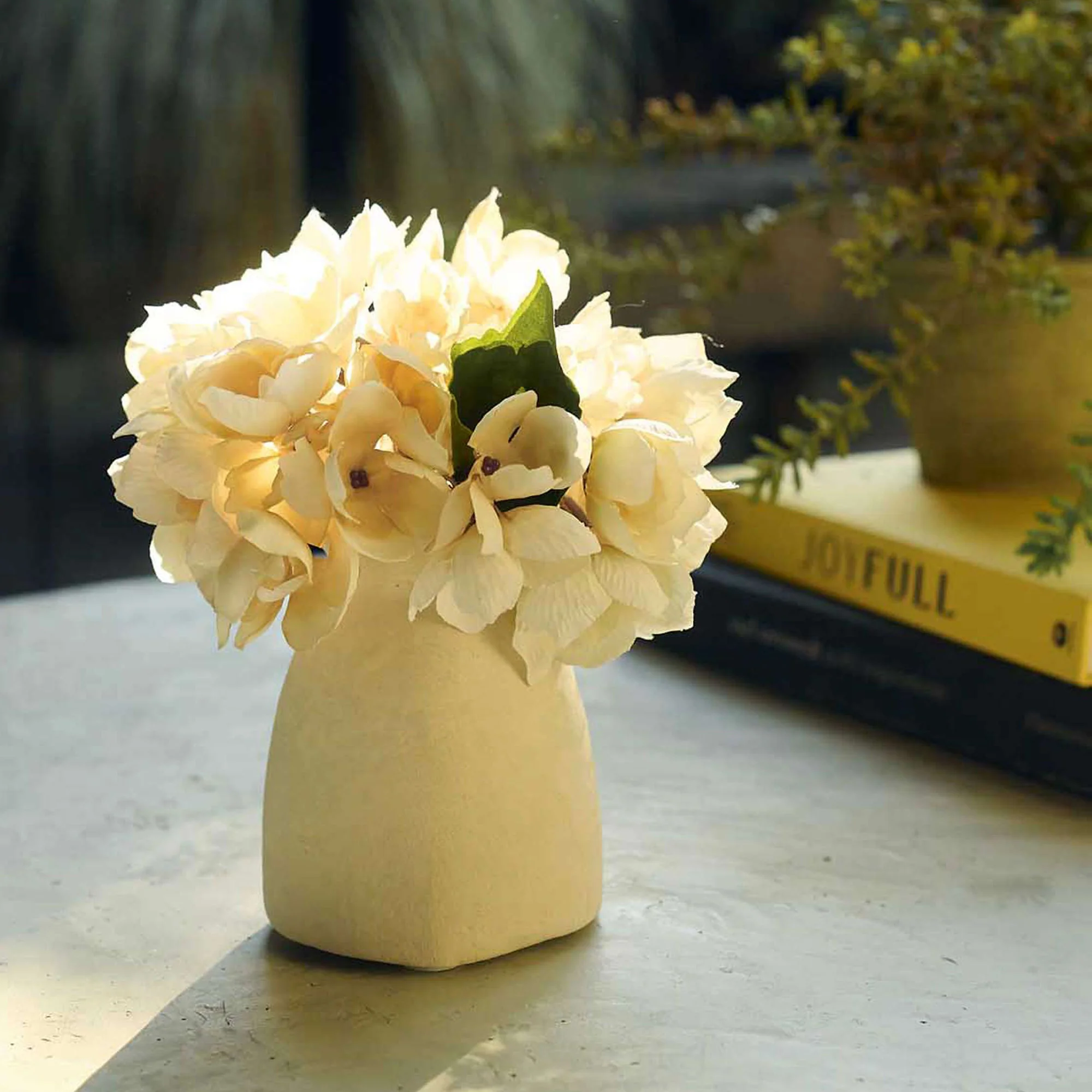 Leary Paper Mache Vase