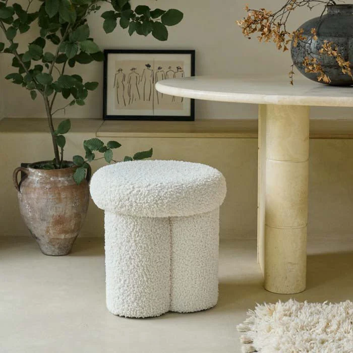 Lena Boucle Stool - Image 2
