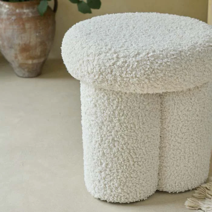 Lena Boucle Stool - Image 5